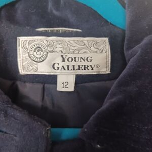 Young Gallery wool blend pea coat